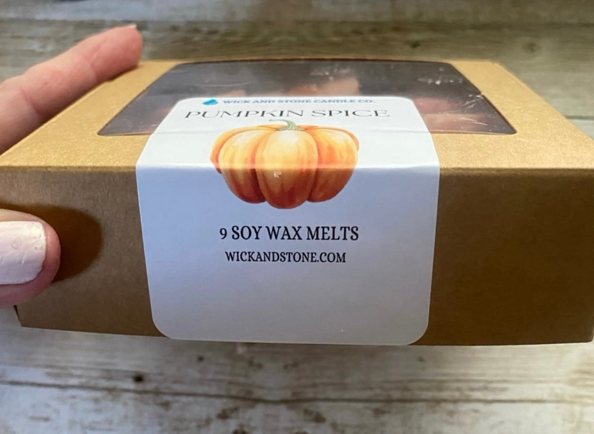 Pumpkin Spice Soy Wax Melts- 9 pack