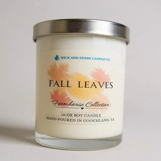 Fall Leaves 10 oz Soy Candle