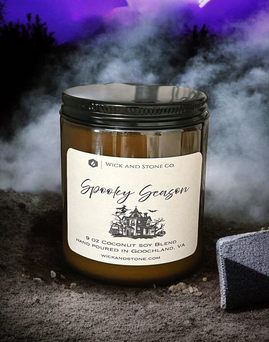 Spooky Season 9 oz Soy Coconut Wax Candle