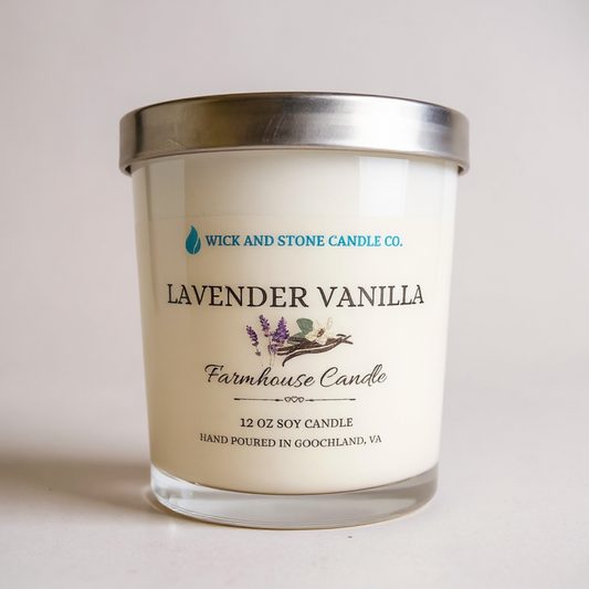 Lavender Vanilla 10 oz Soy Candle